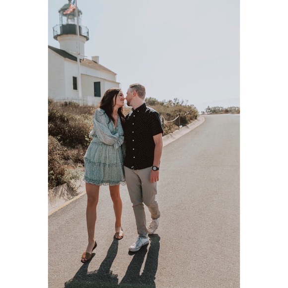 ASO Brittany Cartwright from Vanderpump Rules & TikTok Star Tinx Blue Mini Dress - Picture 6 of 17